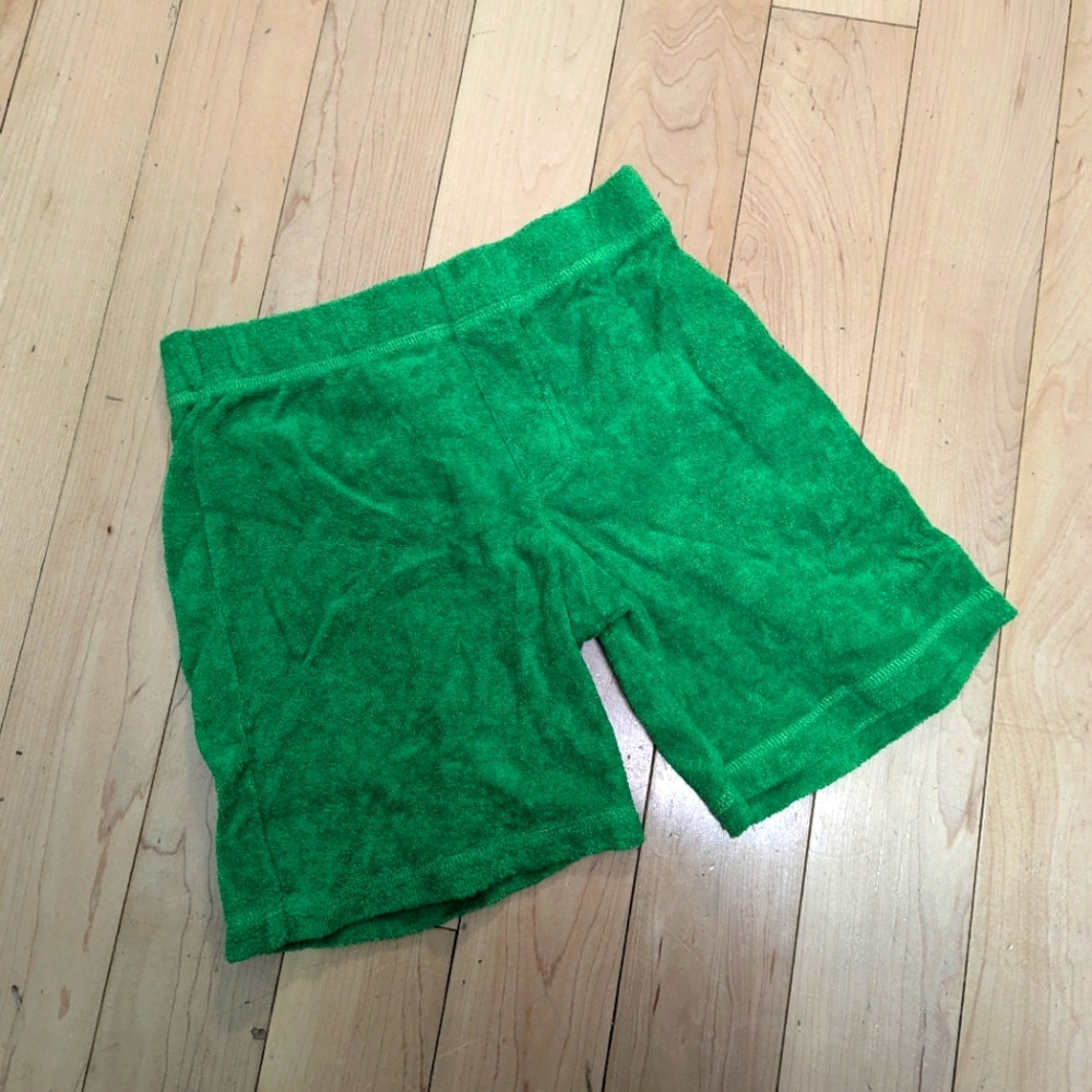 Duns Sweden classic green terry shorts